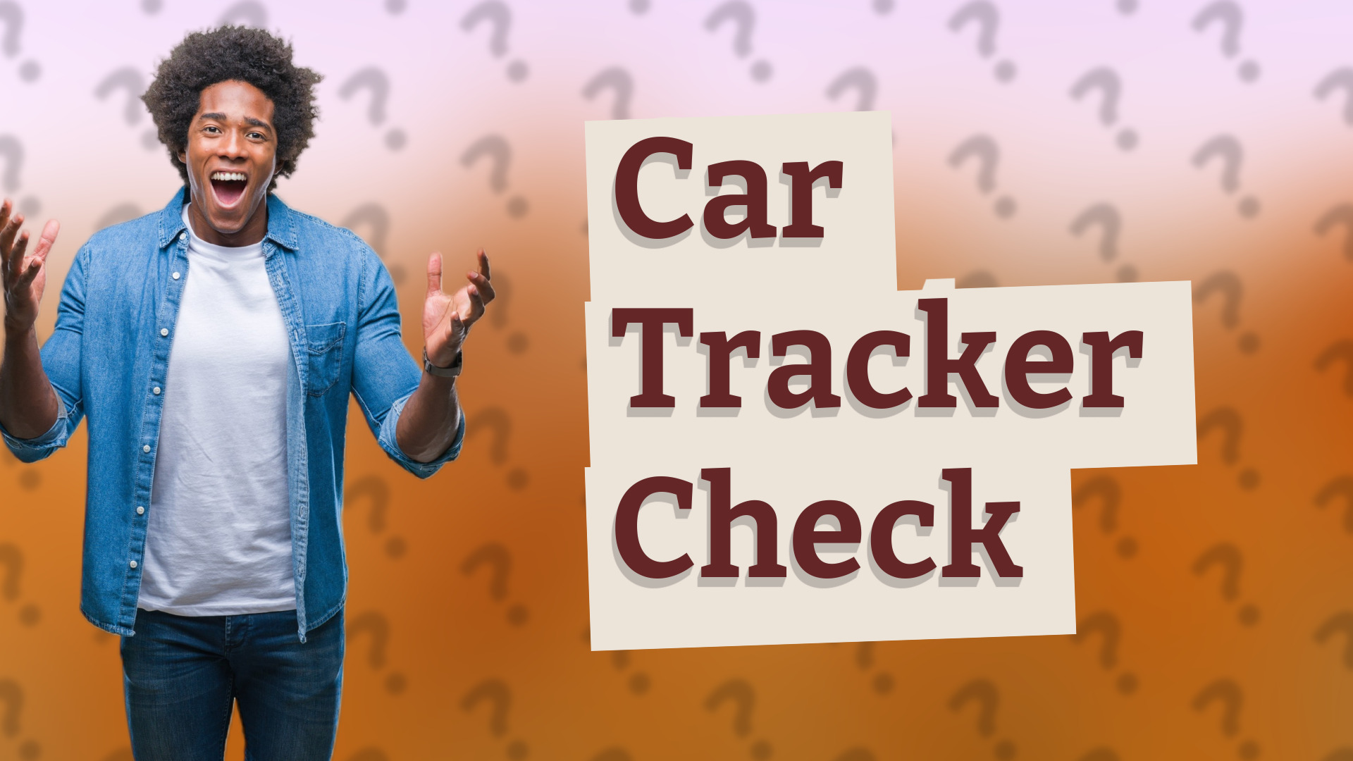 Car Tracker Check