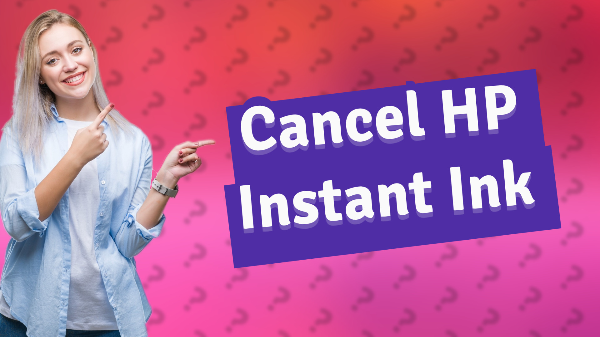 Cancel HP Instant Ink
