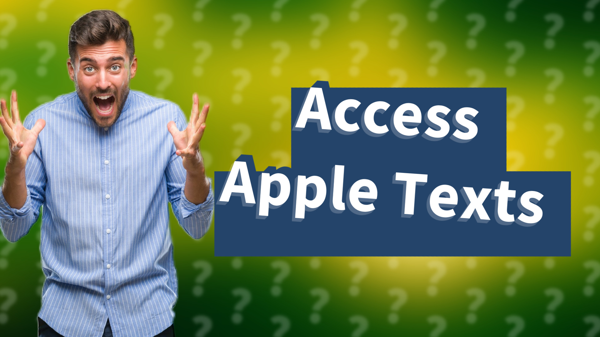 Access Apple Texts