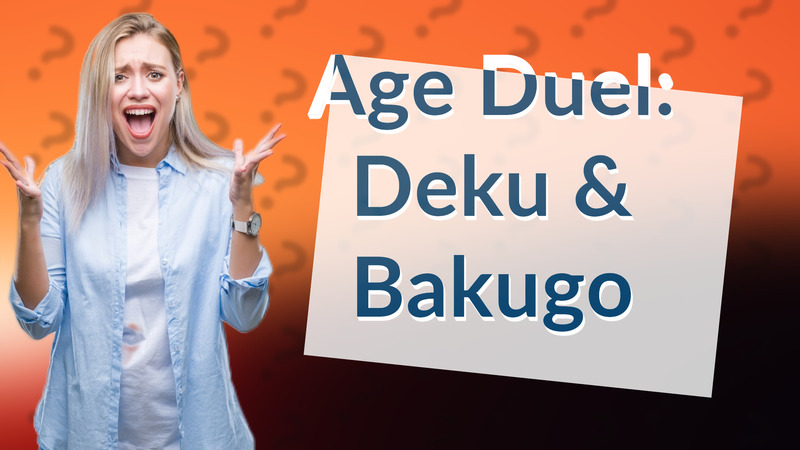 Age Duel: Deku & Bakugo