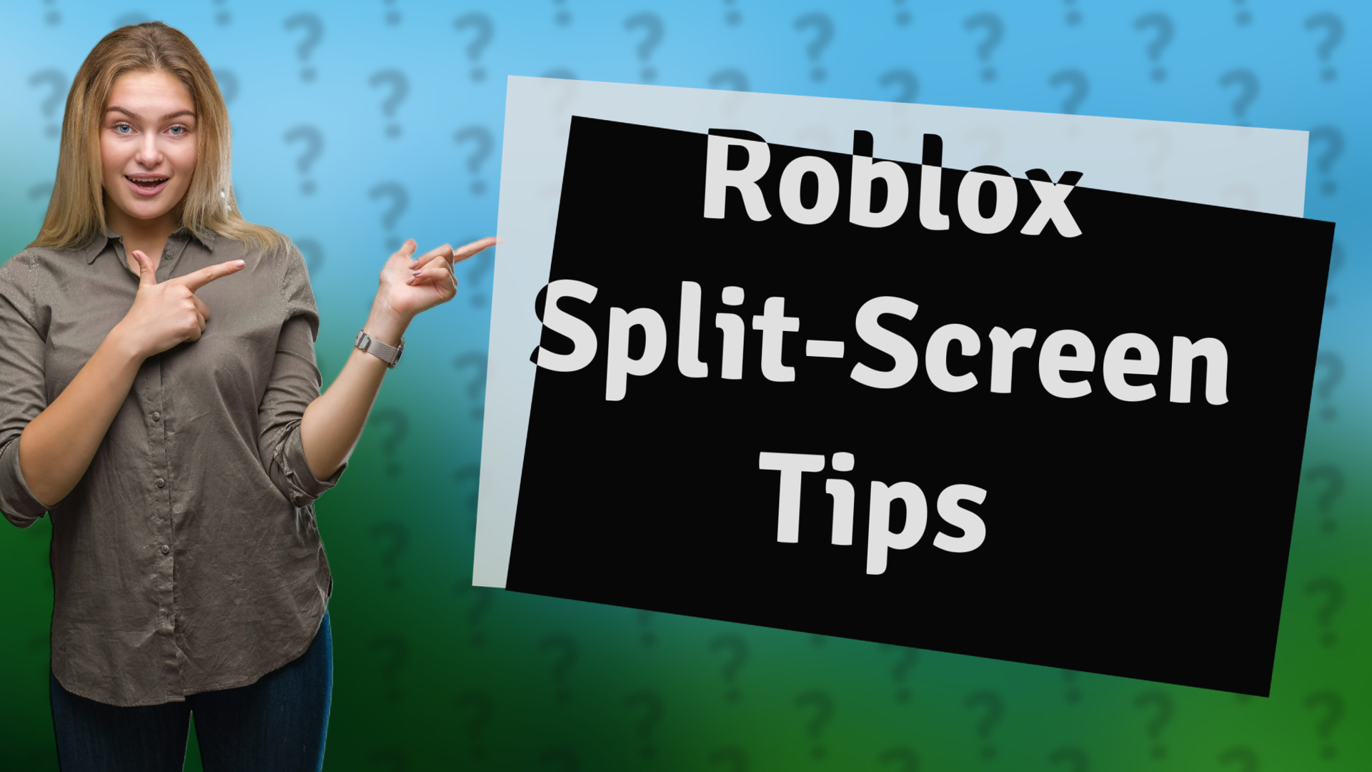 Roblox Split-Screen Tips