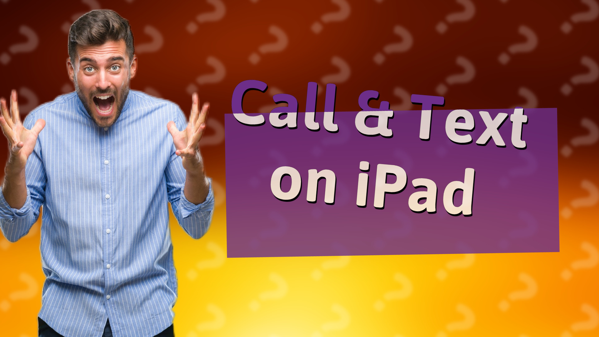 Call & Text on iPad