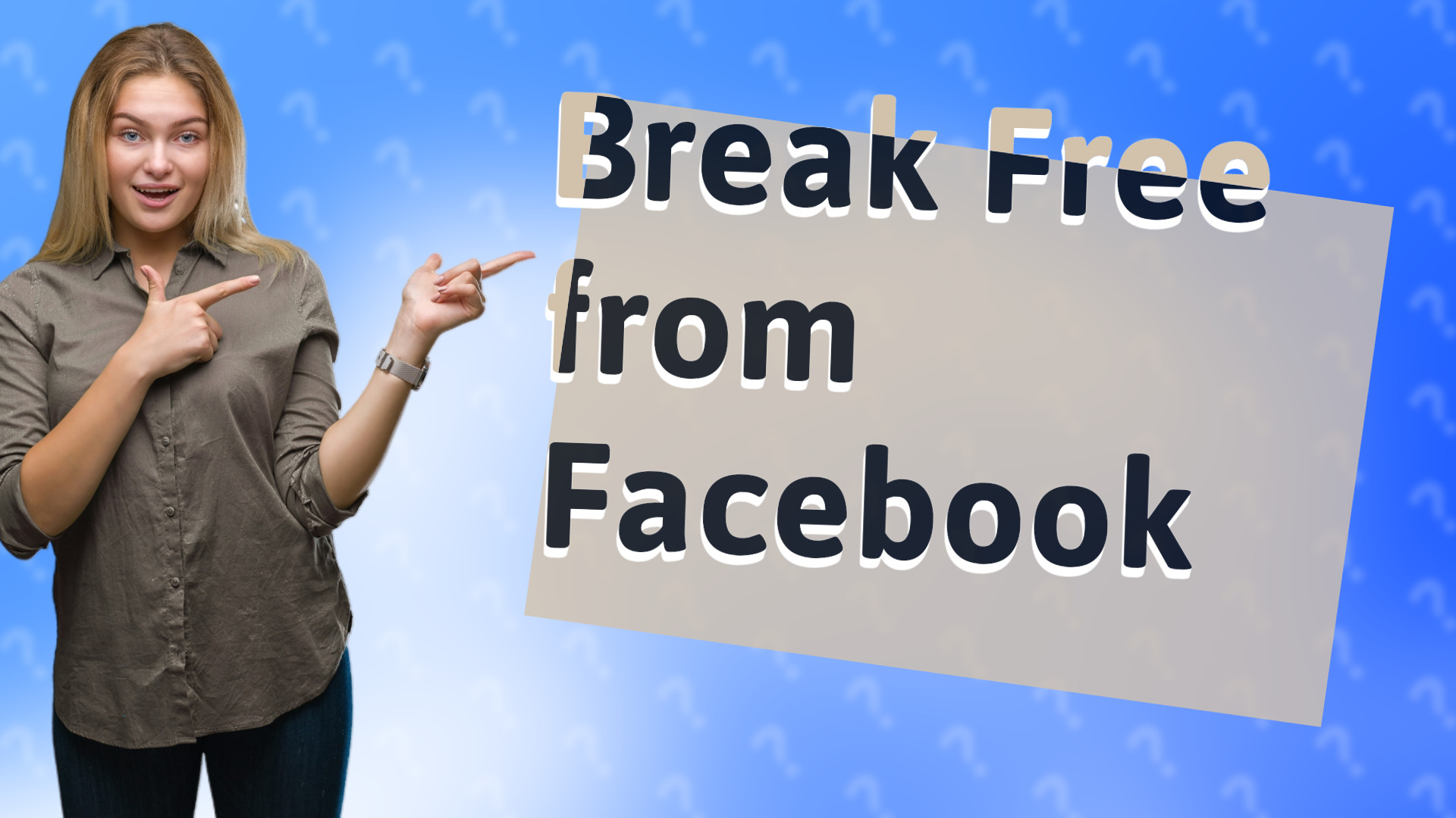 Break Free from Facebook