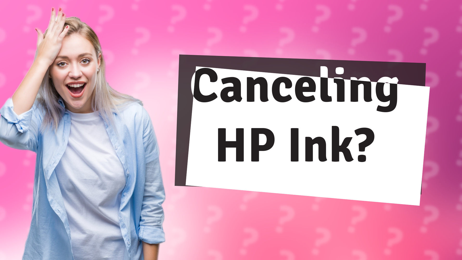 Canceling HP Ink?