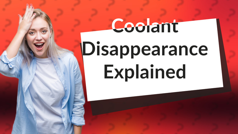 Coolant Disappearance Explained