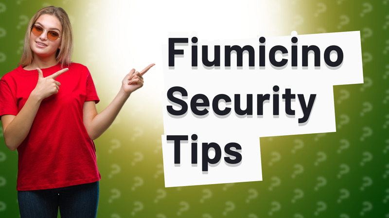 Fiumicino Security Tips