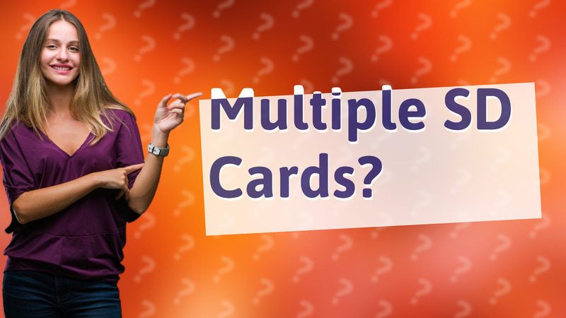 Multiple SD Cards?