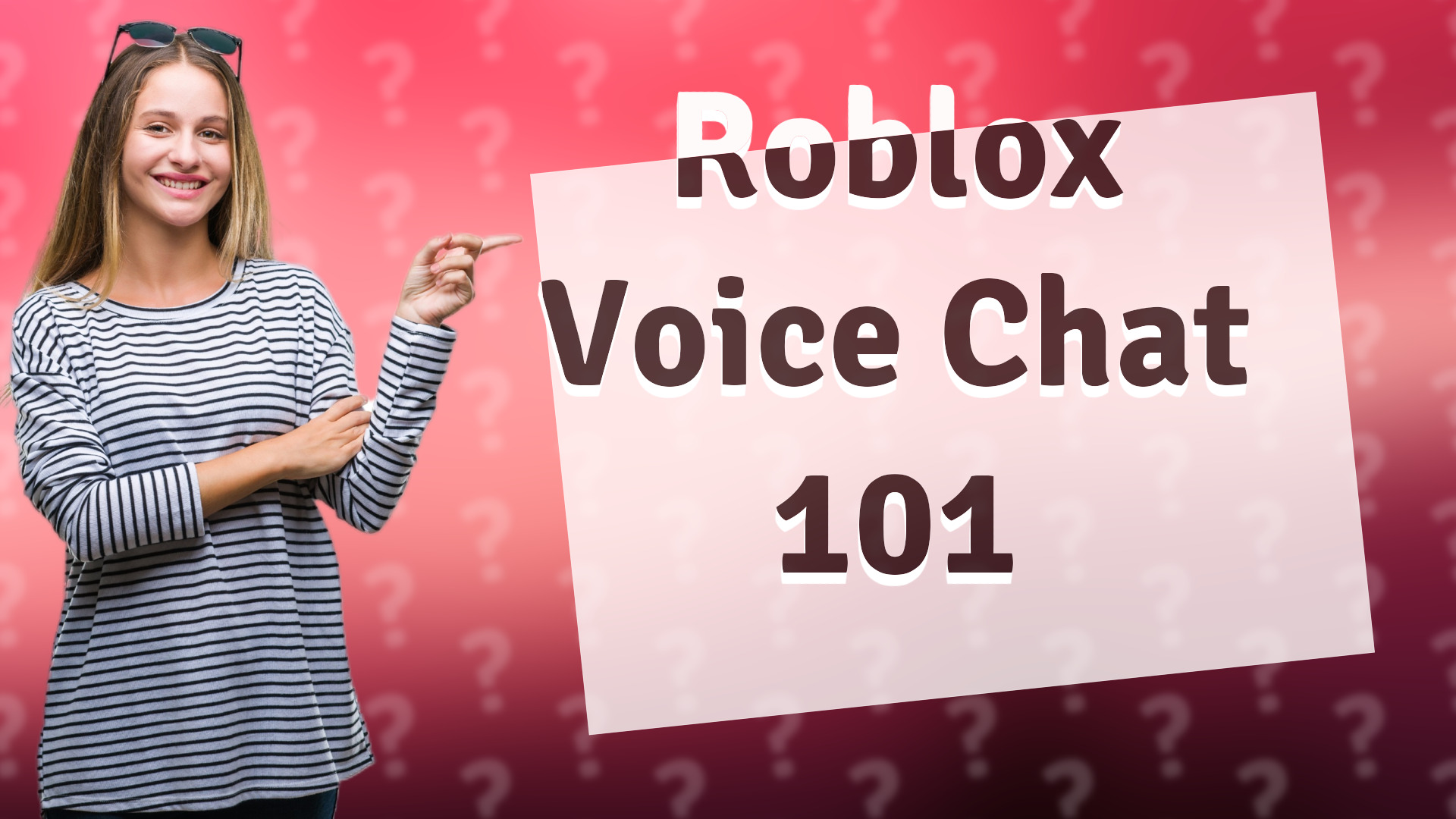 Roblox Voice Chat 101