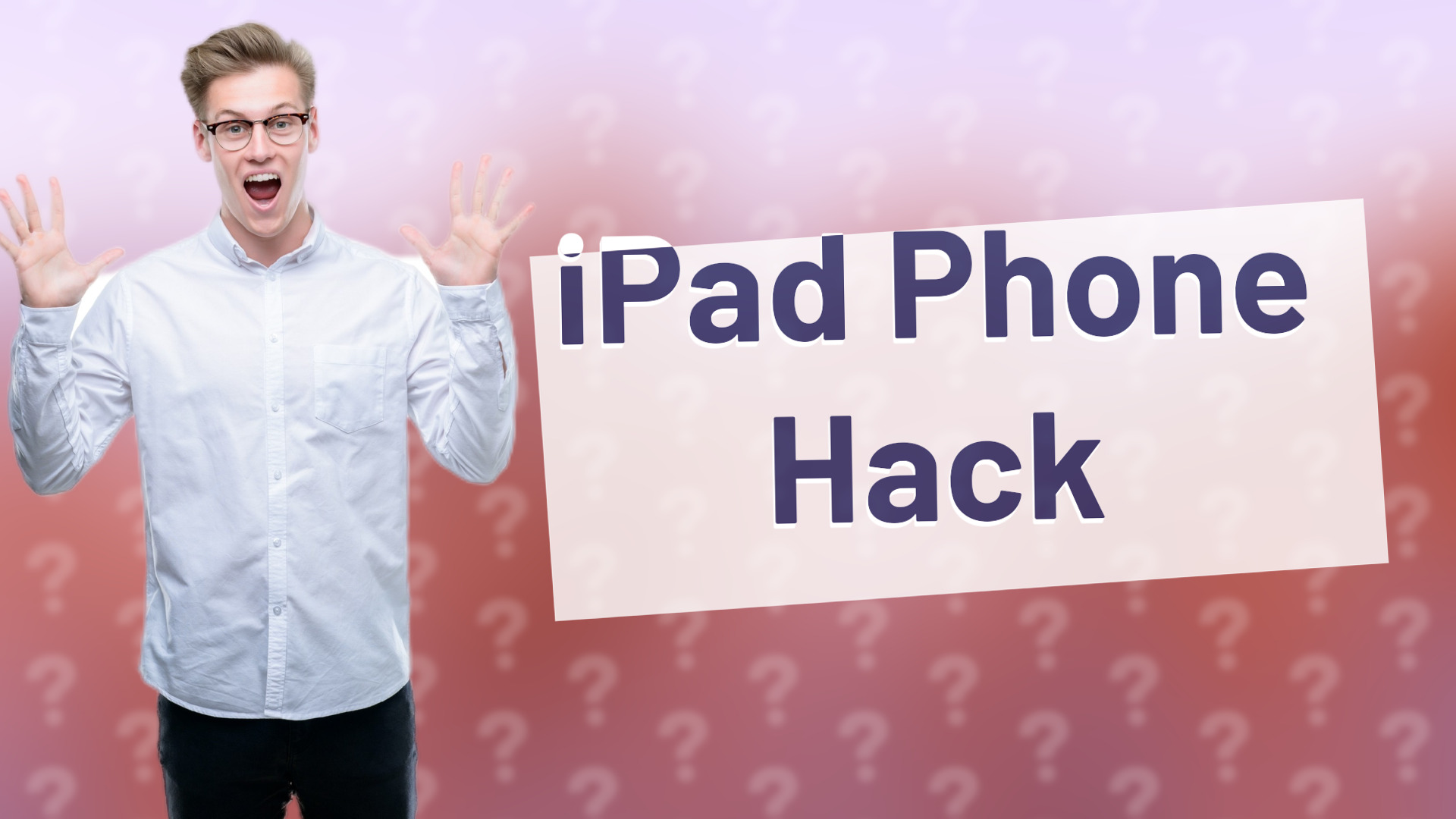 iPad Phone Hack