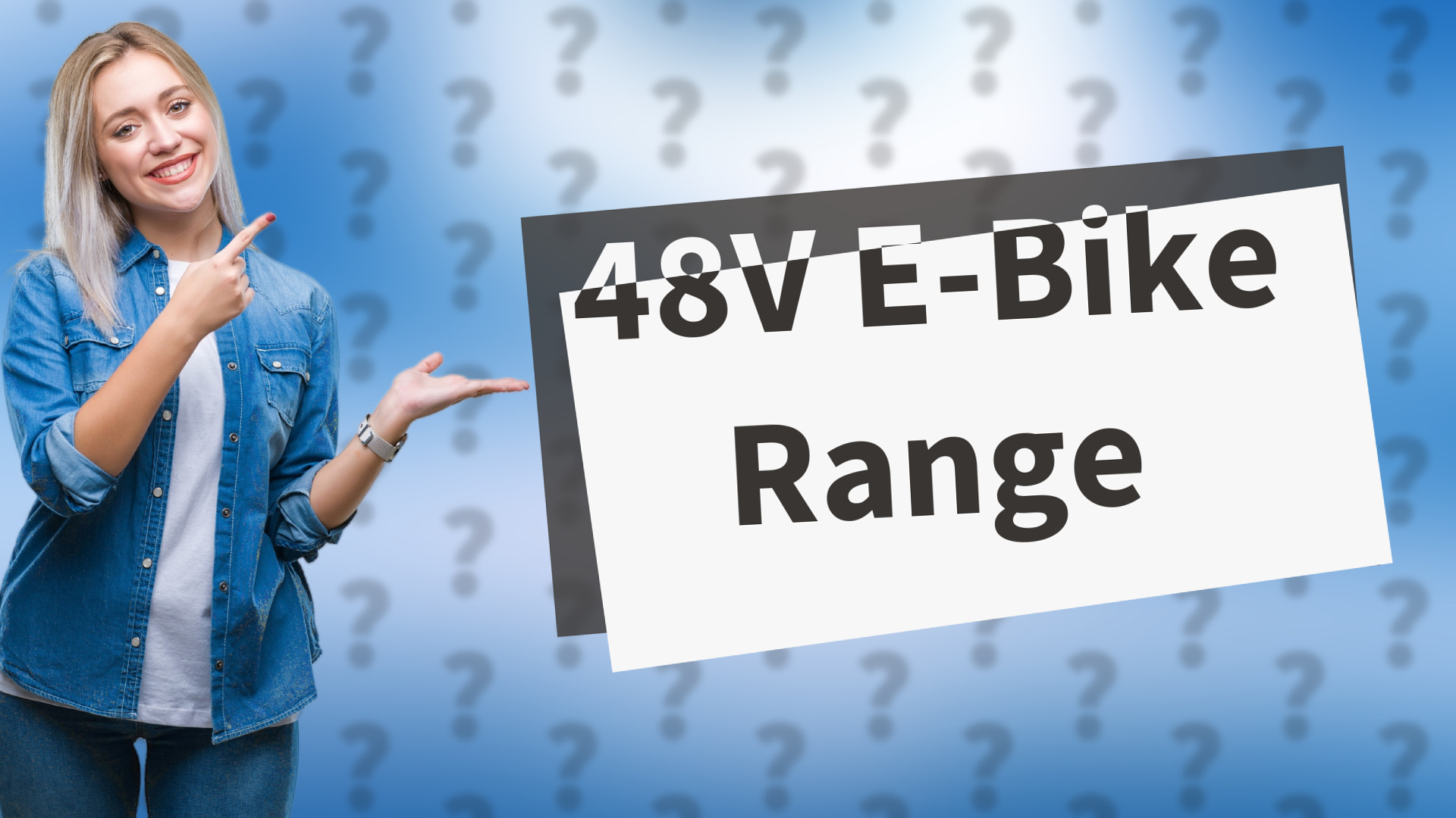 48V E-Bike Range