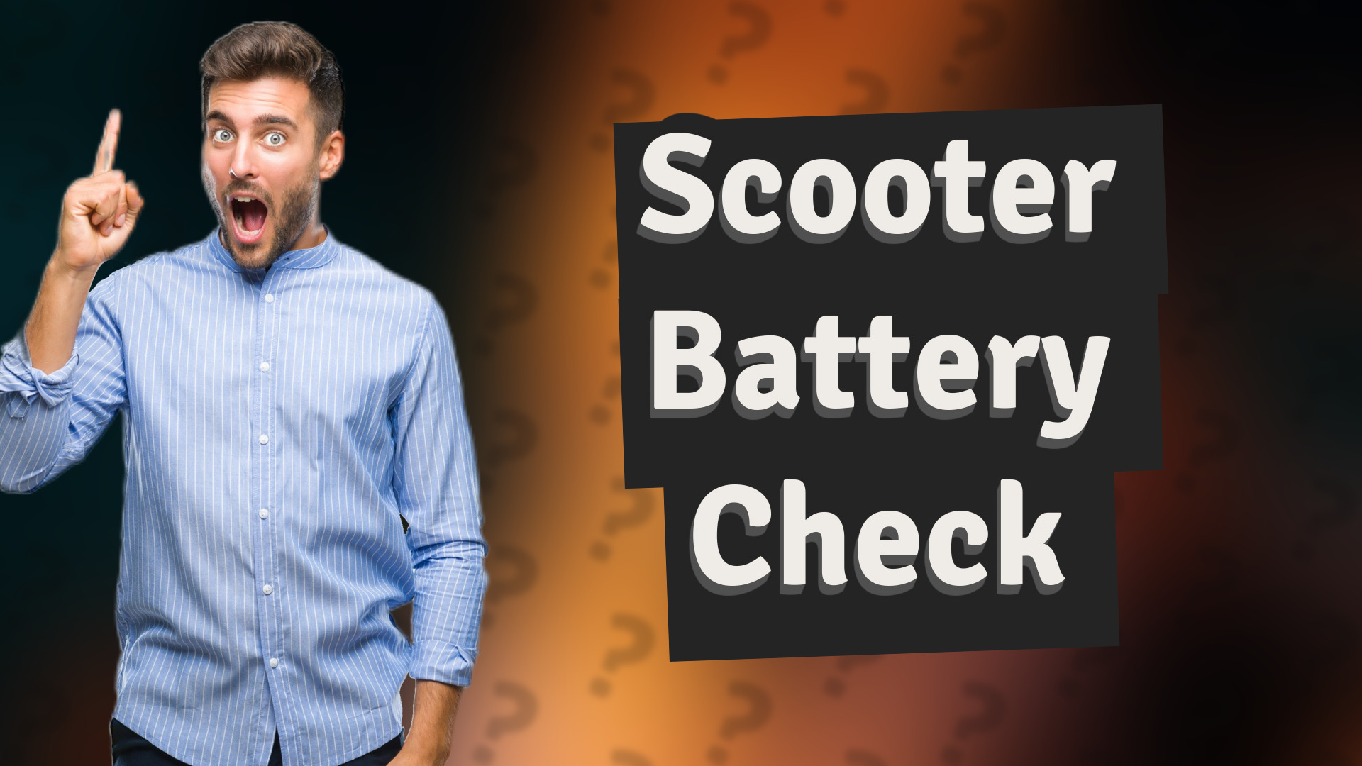 Scooter Battery Check