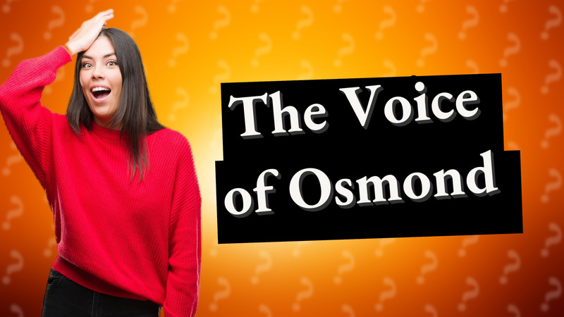 The Voice of Osmond