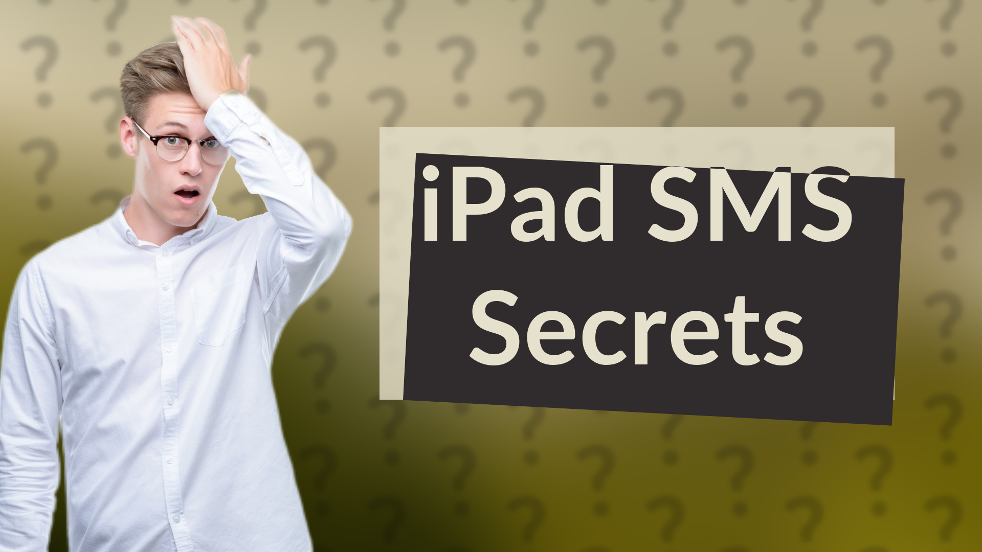 iPad SMS Secrets