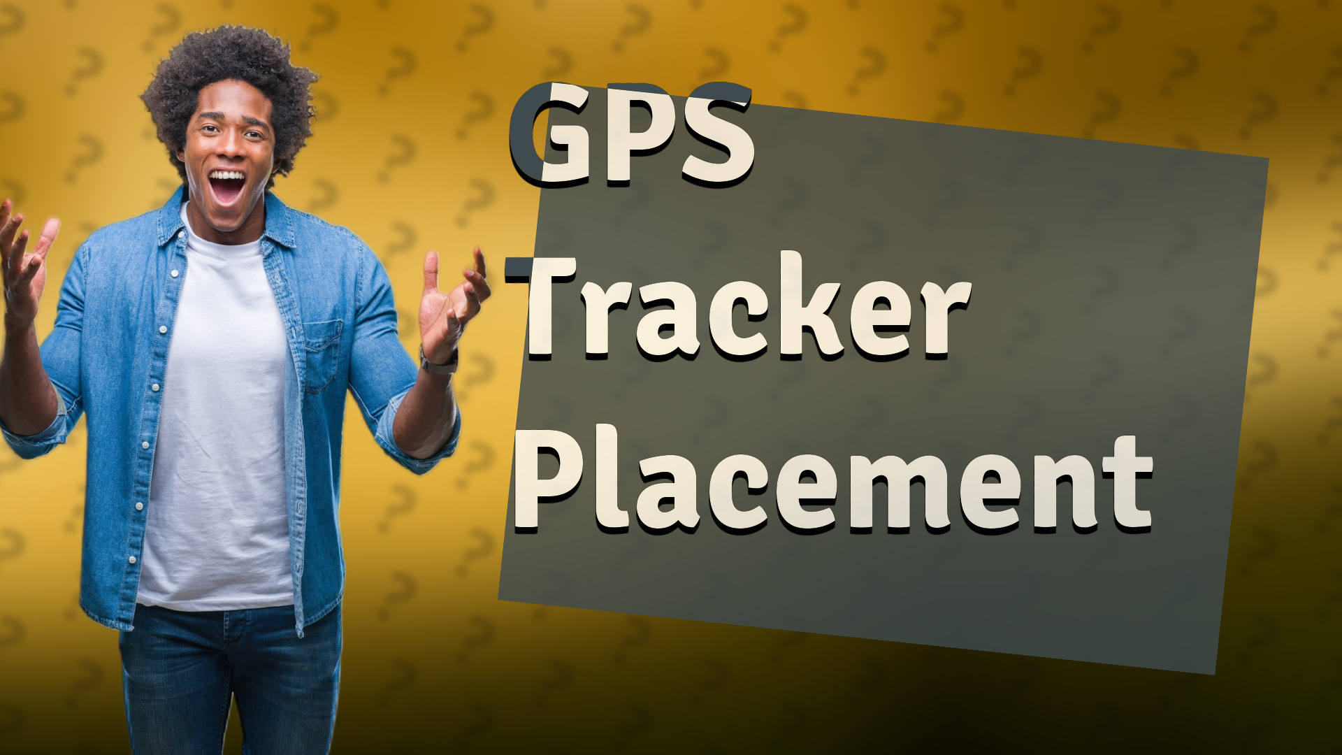 GPS Tracker Placement