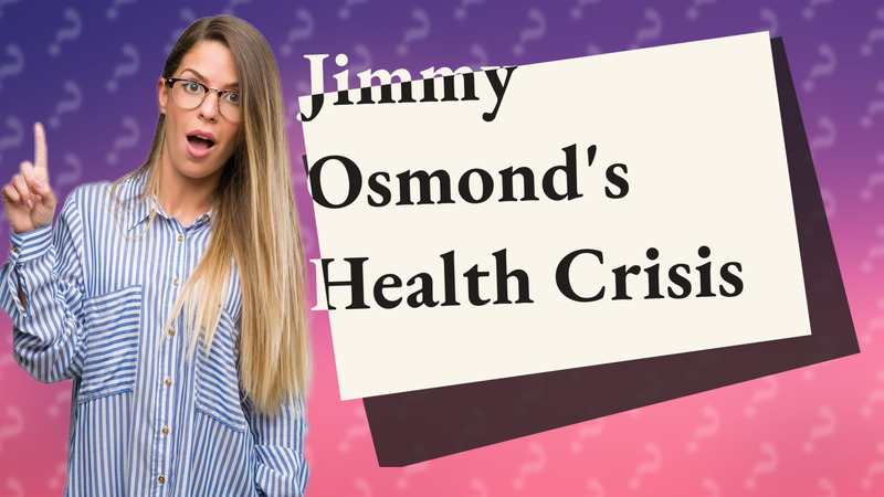 Jimmy Osmond's Health Crisis