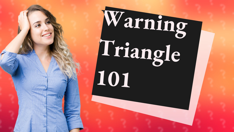 Warning Triangle 101