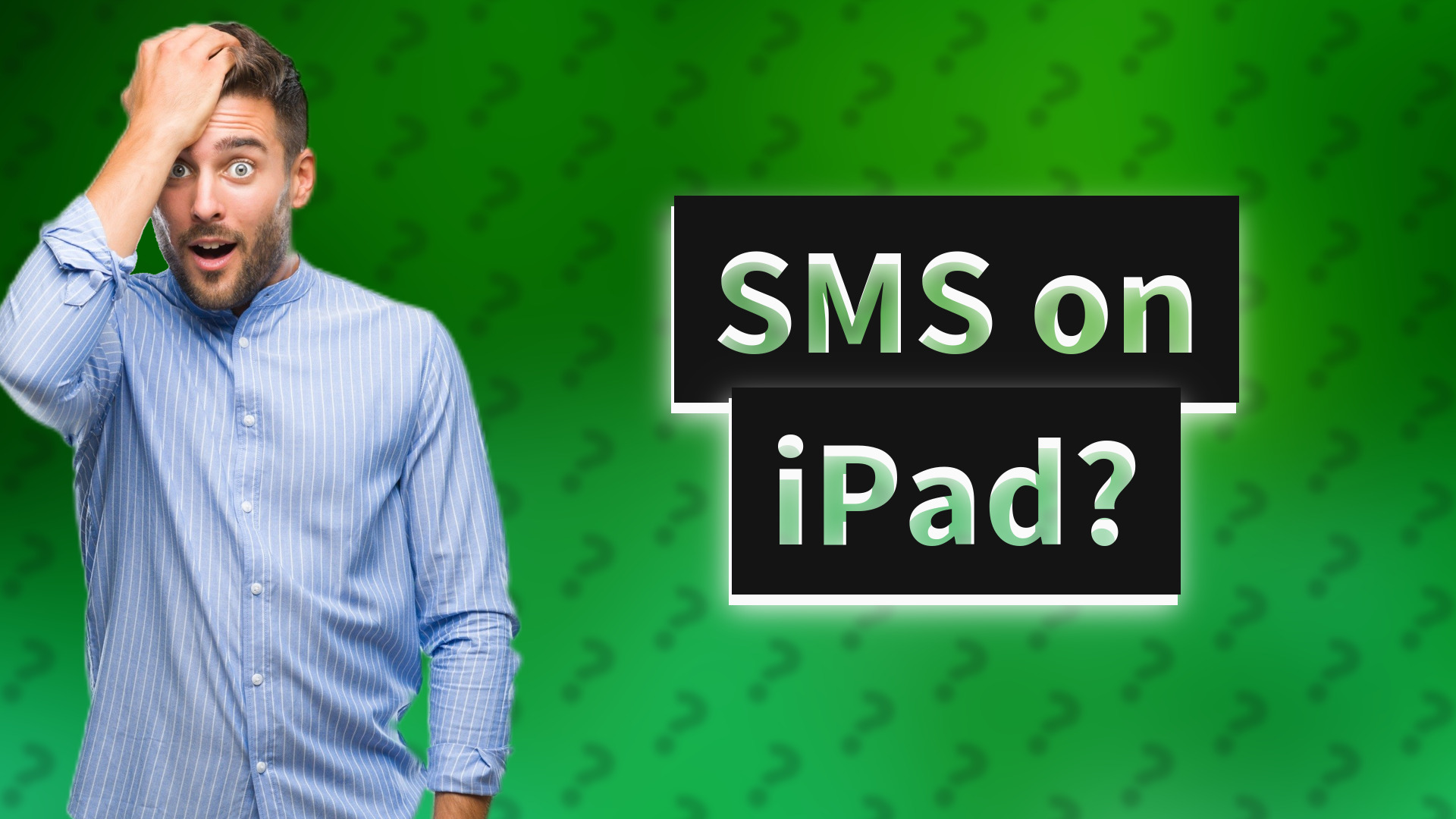 SMS on iPad?