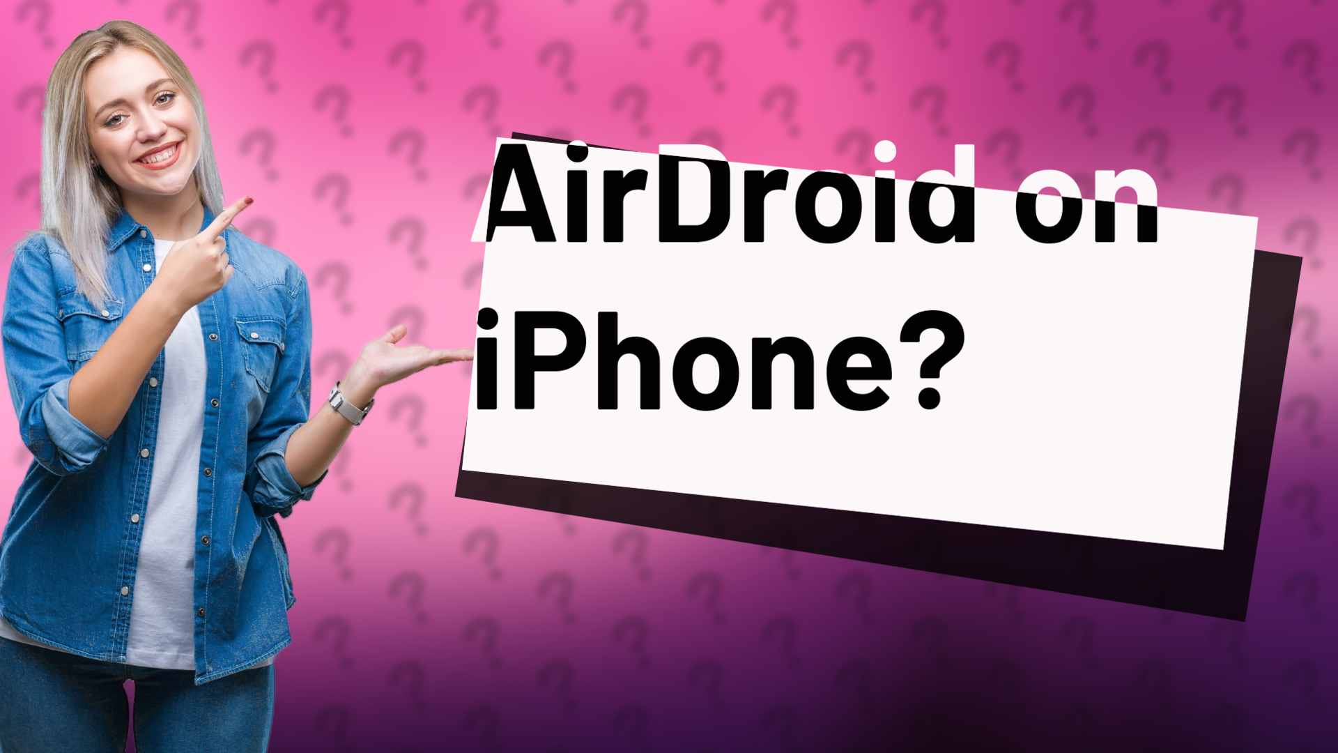 AirDroid on iPhone?