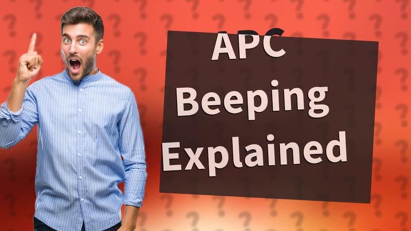 APC Beeping Explained