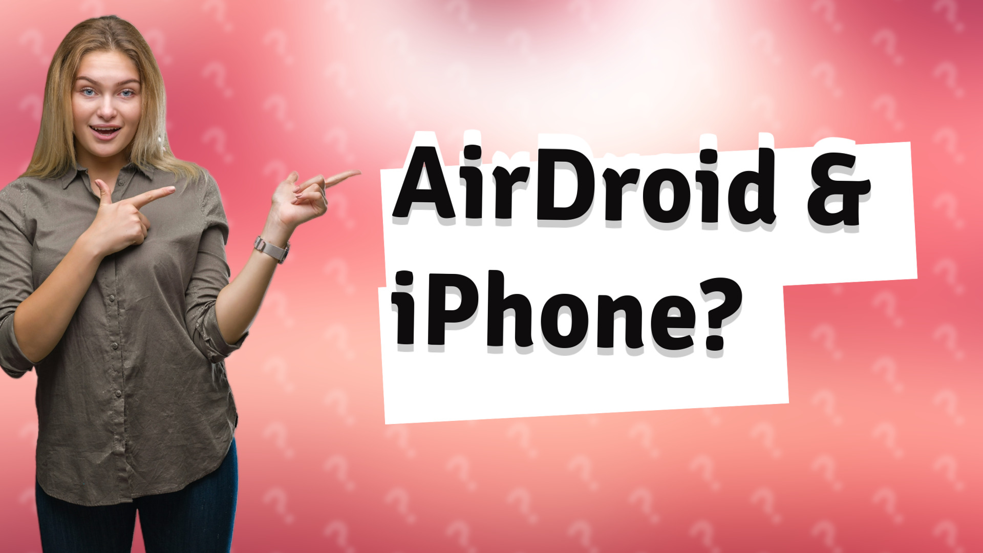 AirDroid & iPhone?