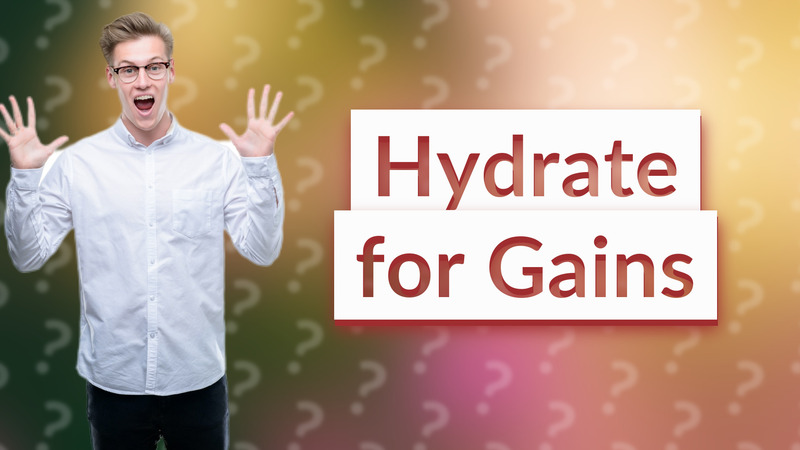 Hydrate for Gains