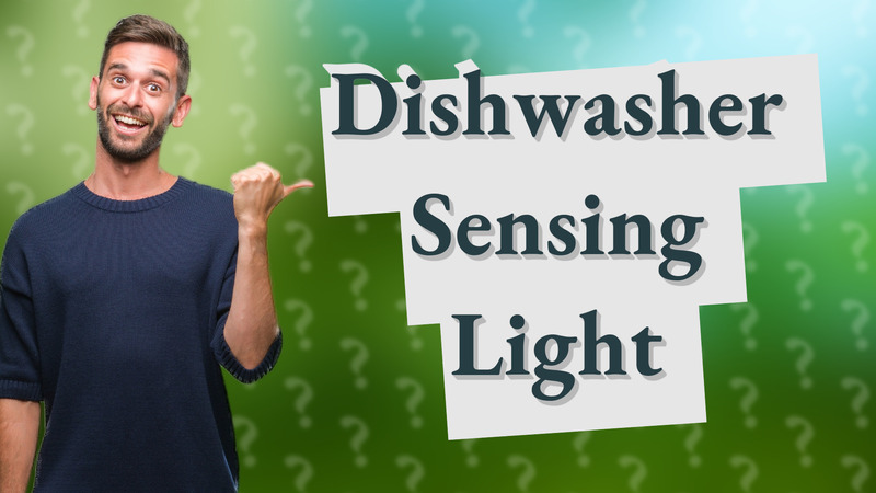 Dishwasher Sensing Light