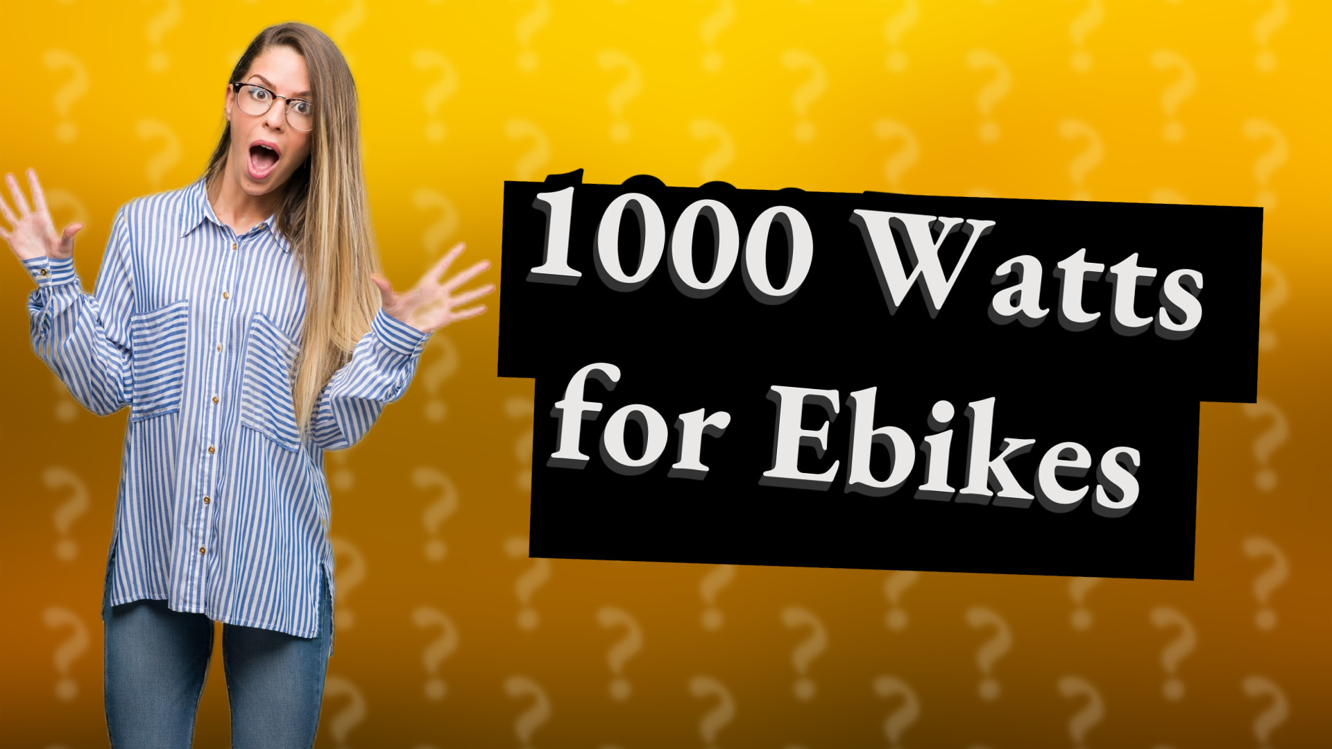 1000 Watts for Ebikes