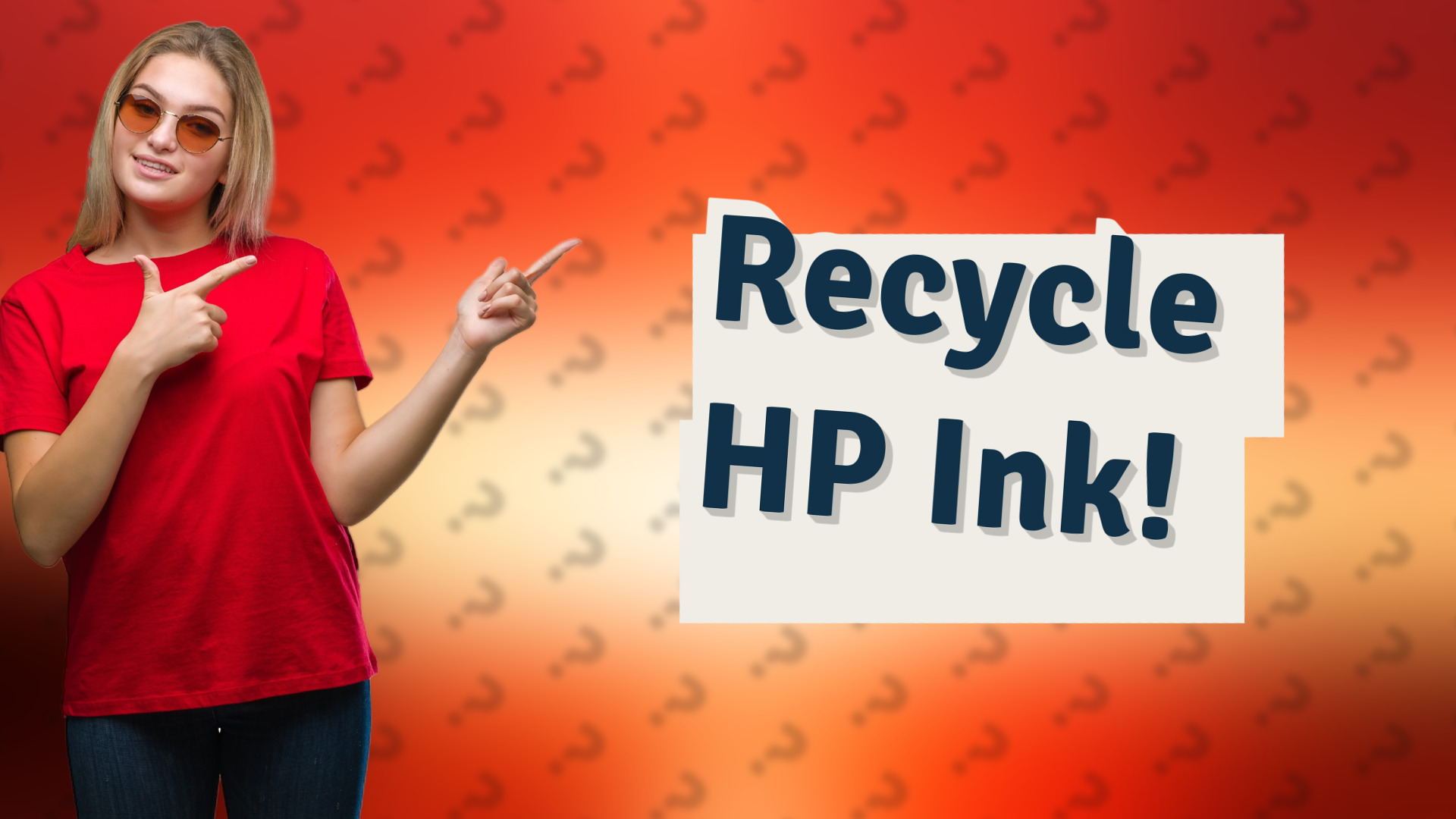 Recycle HP Ink!