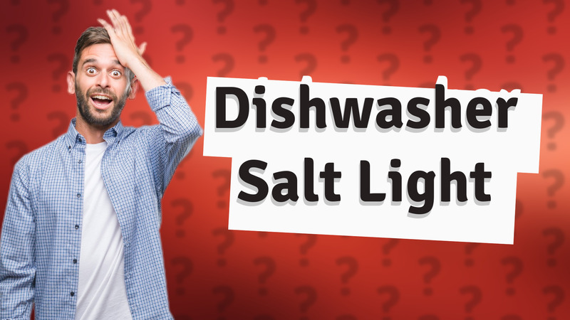 Dishwasher Salt Light