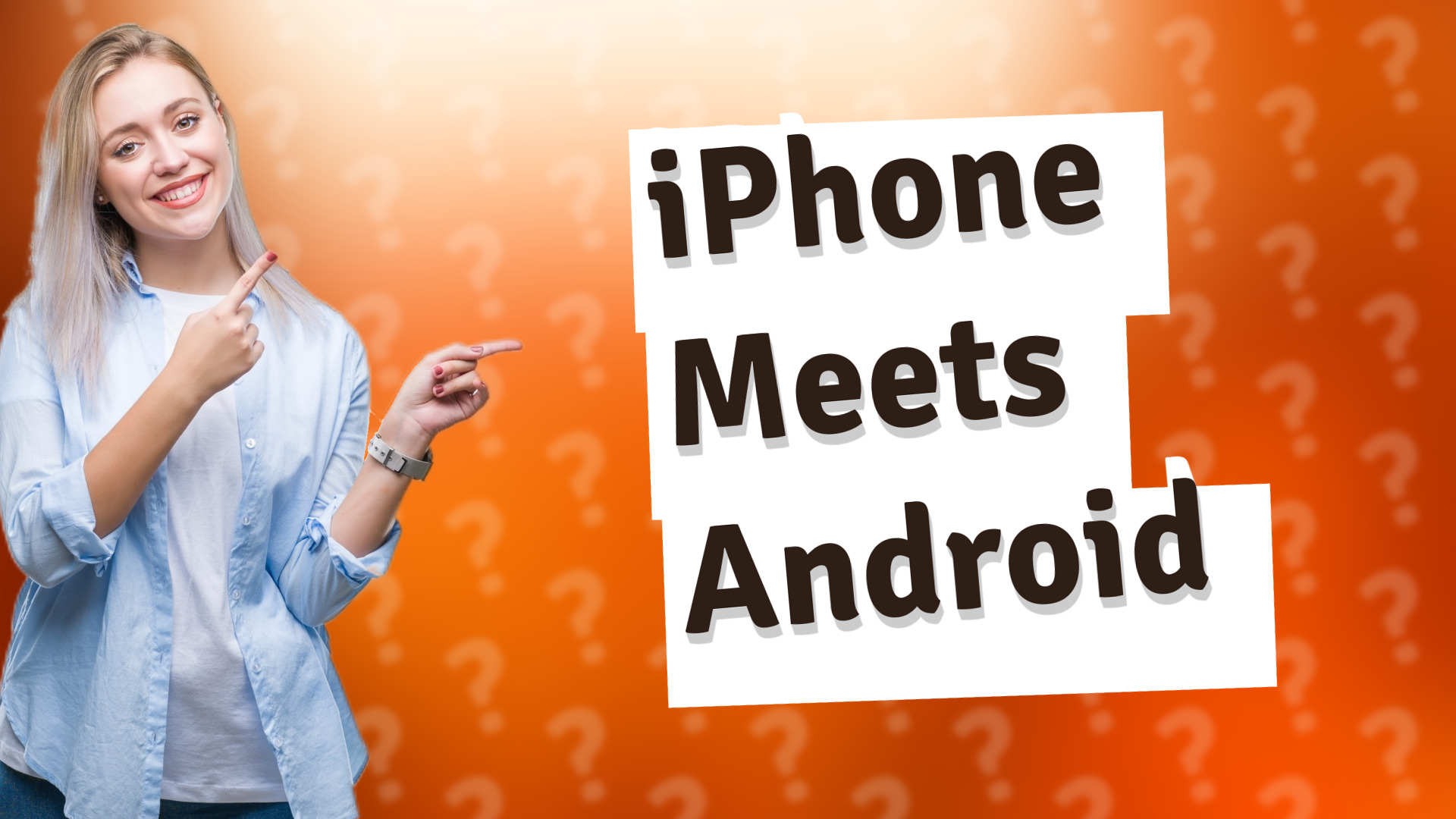 iPhone Meets Android