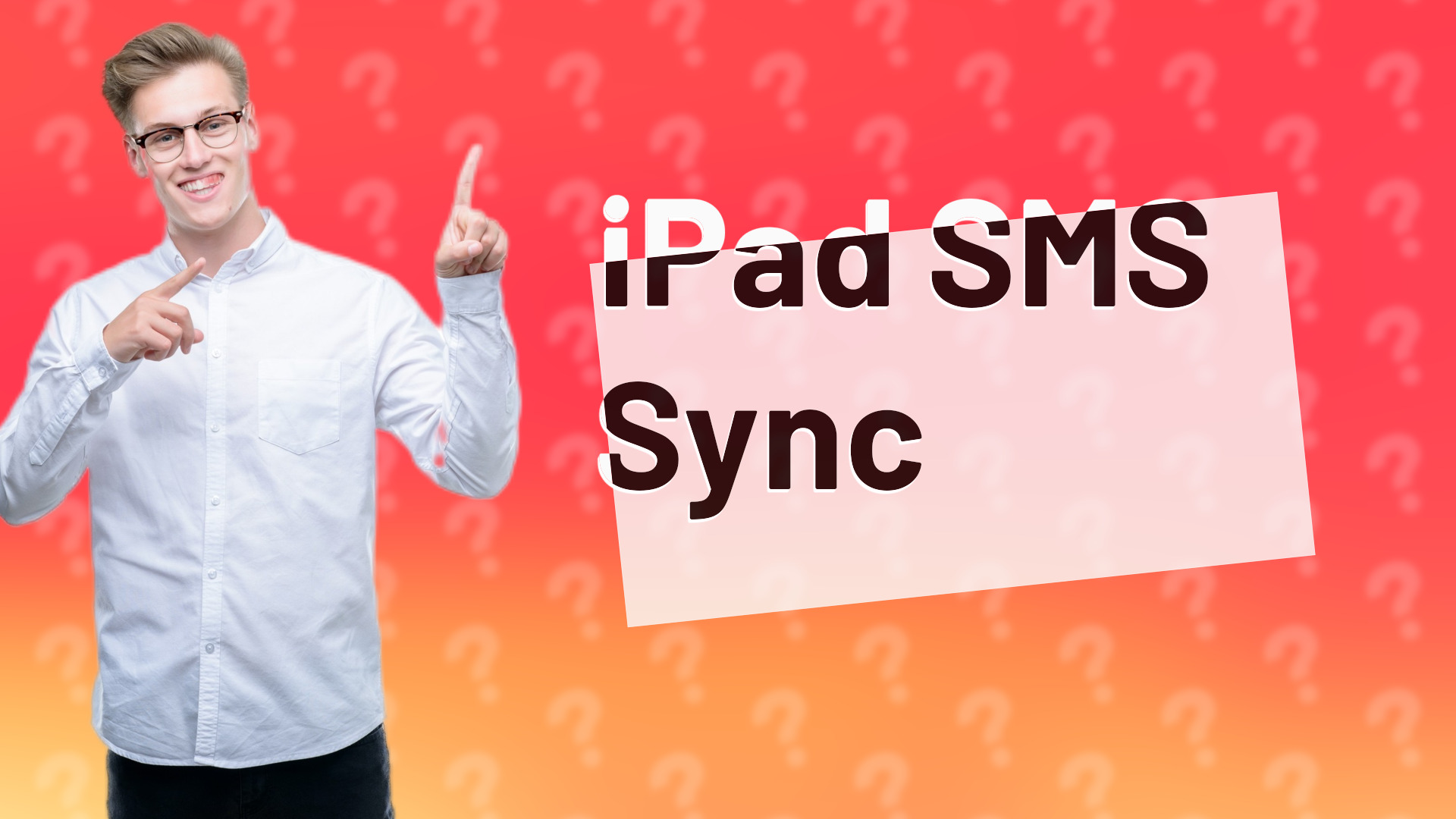 iPad SMS Sync