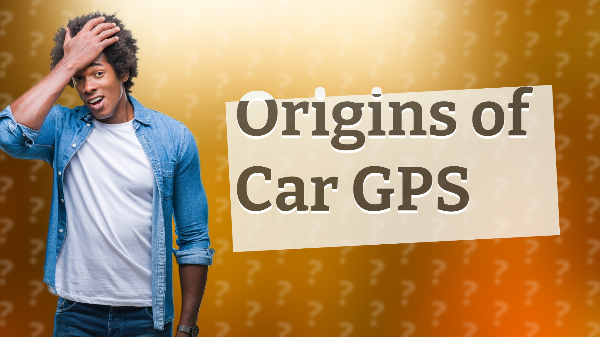 Origins of Car GPS