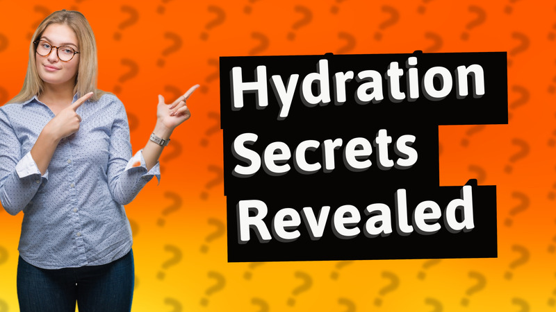 Hydration Secrets Revealed