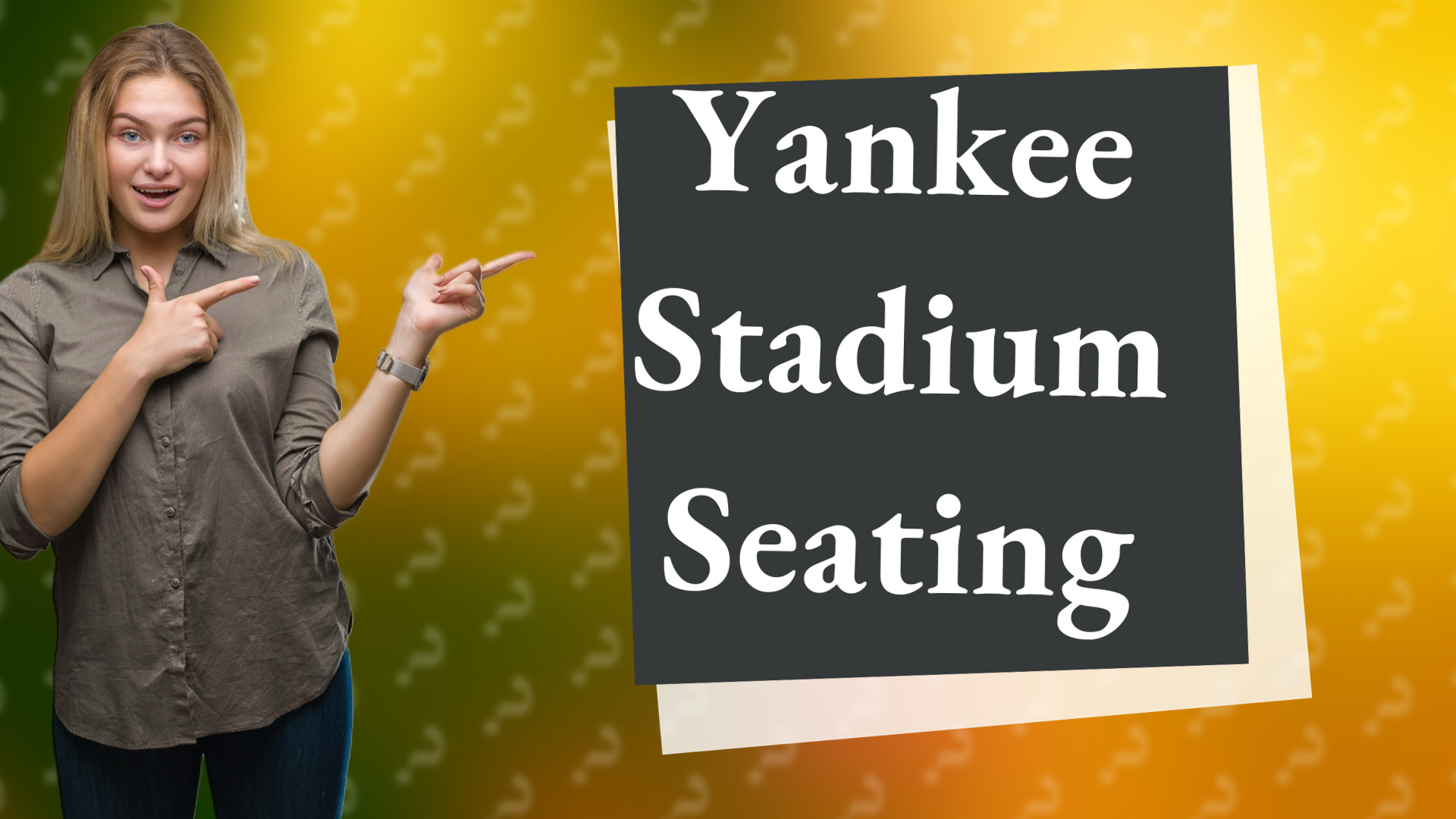 Yankee Stadium Seating
