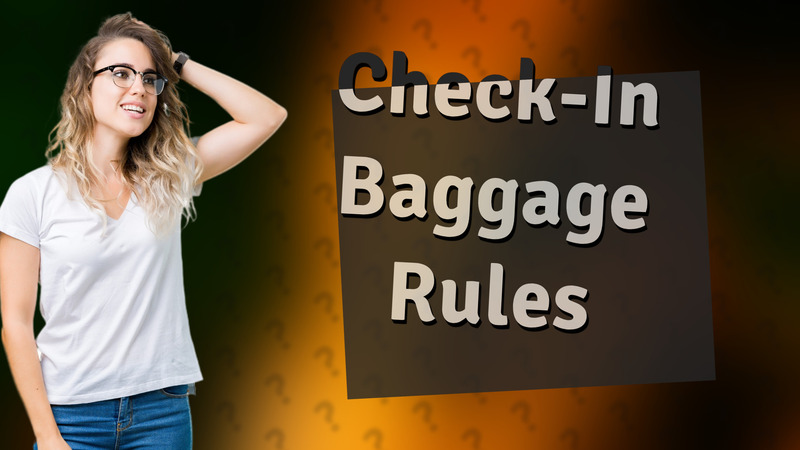 Check-In Baggage Rules