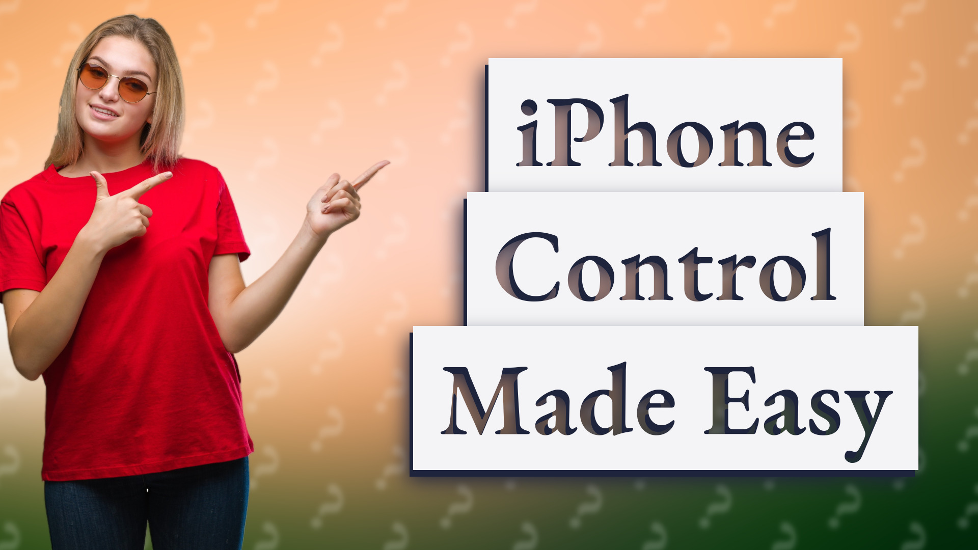iPhone Control Made Easy
