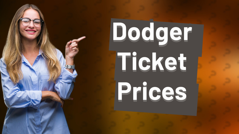 Dodger Ticket Prices