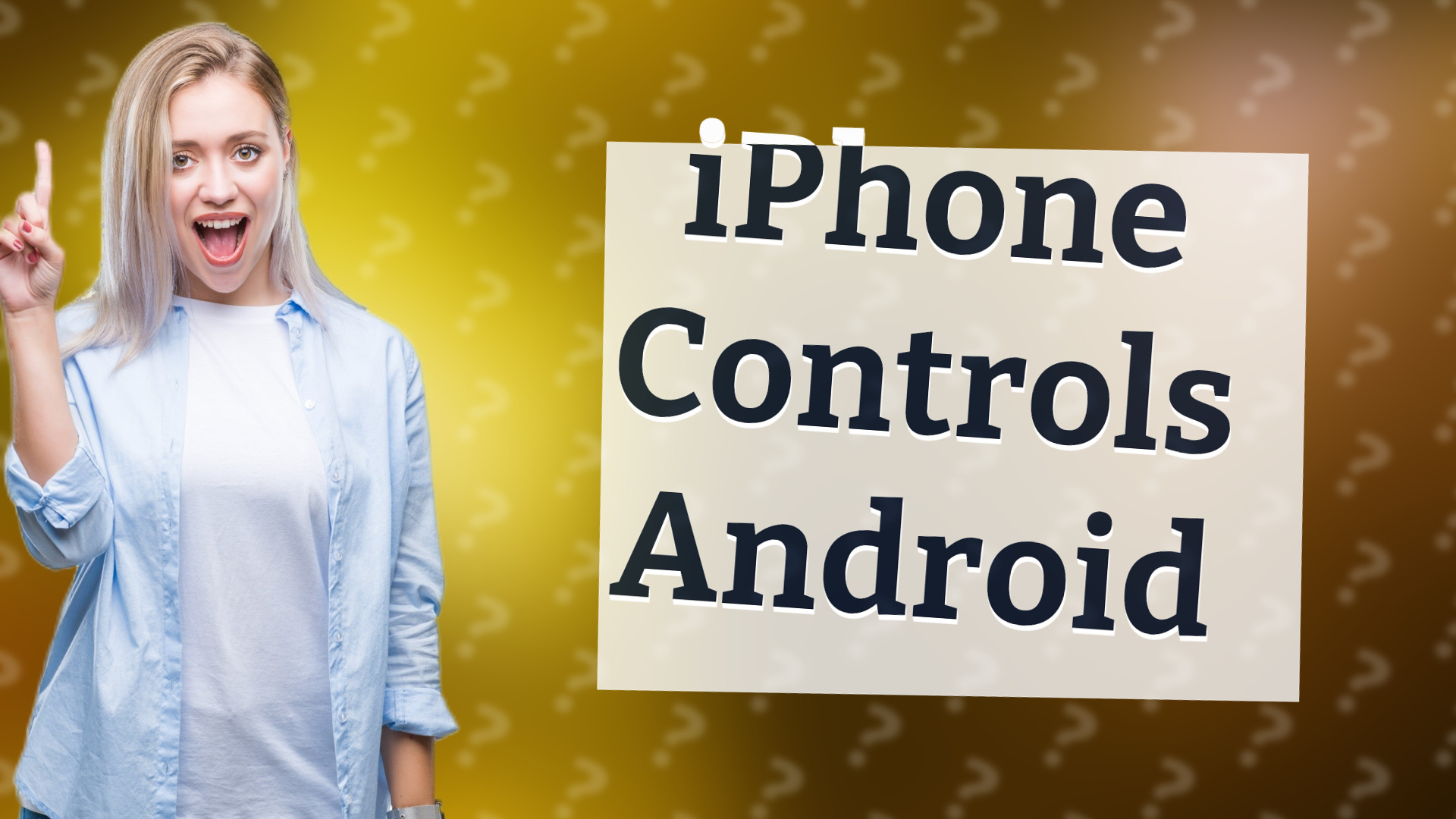 iPhone Controls Android