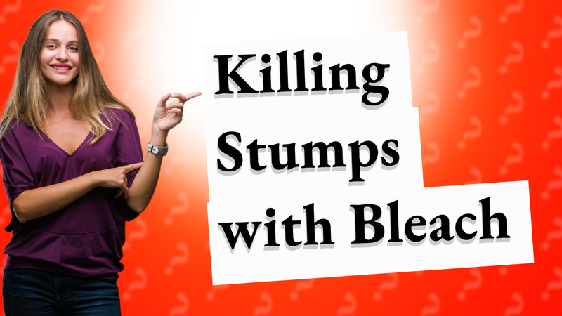 Killing Stumps with Bleach