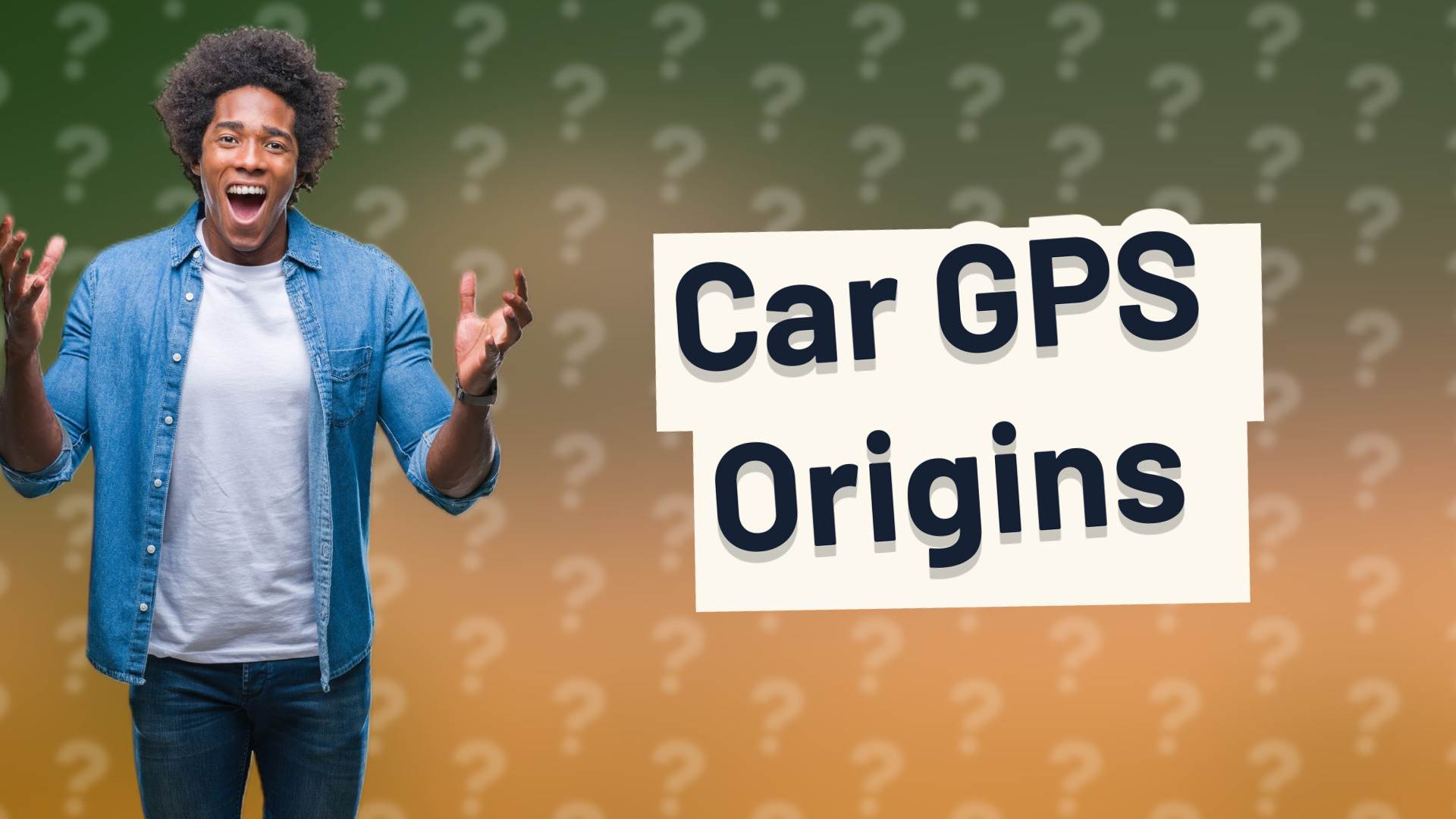 Car GPS Origins