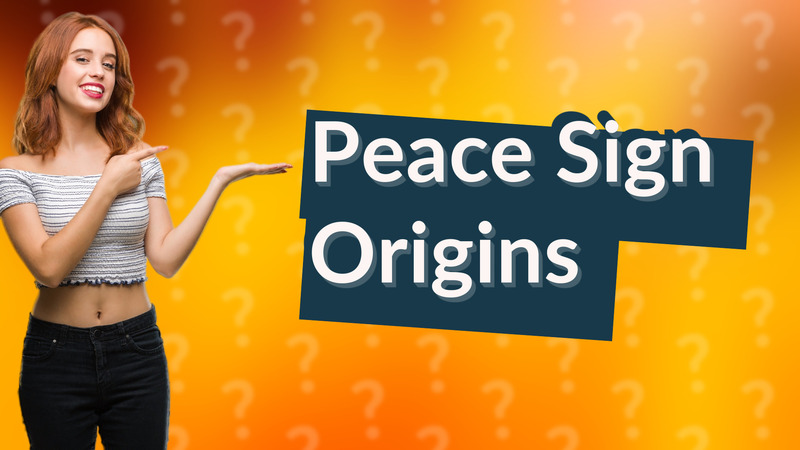 Peace Sign Origins