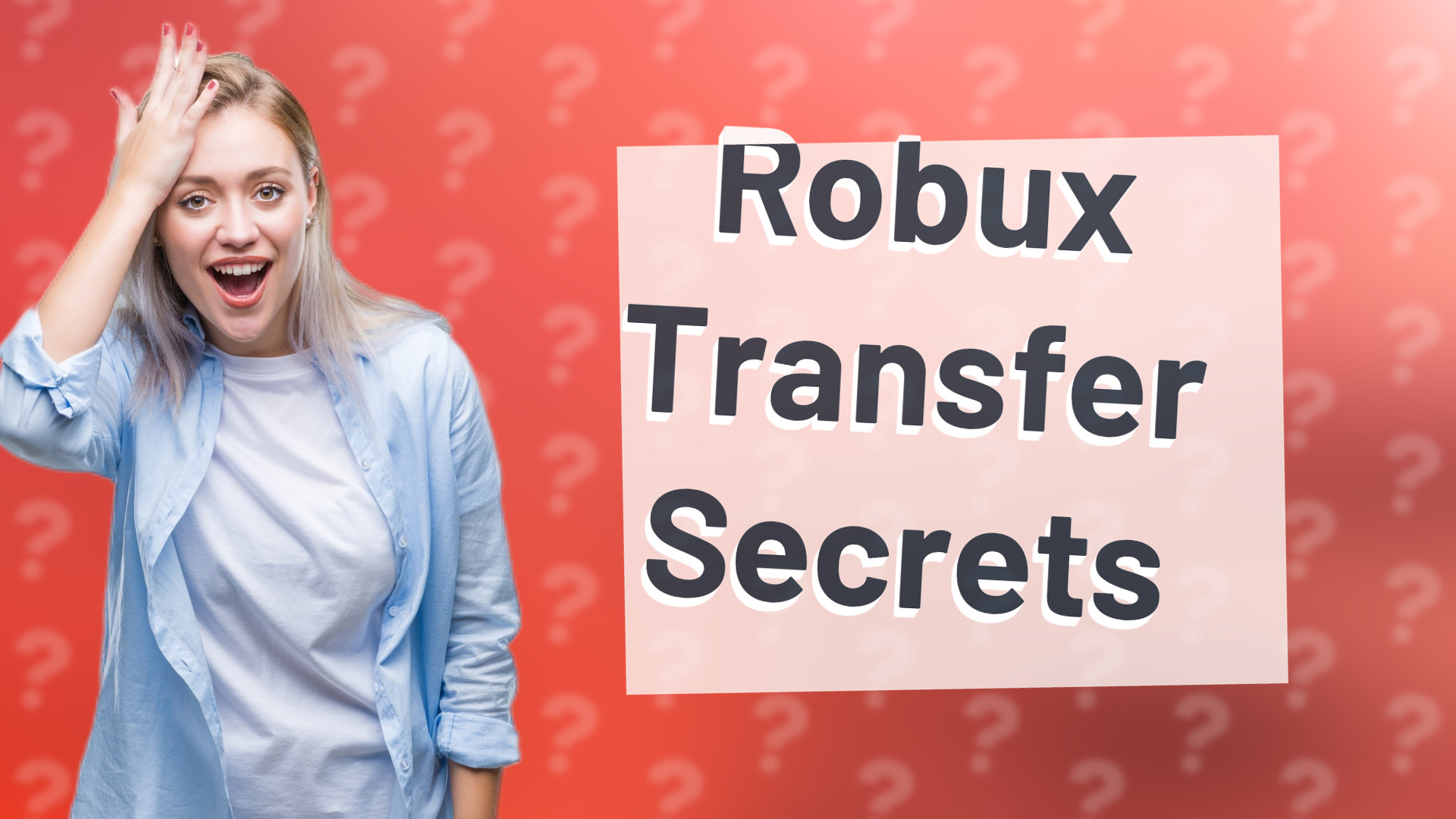 Robux Transfer Secrets
