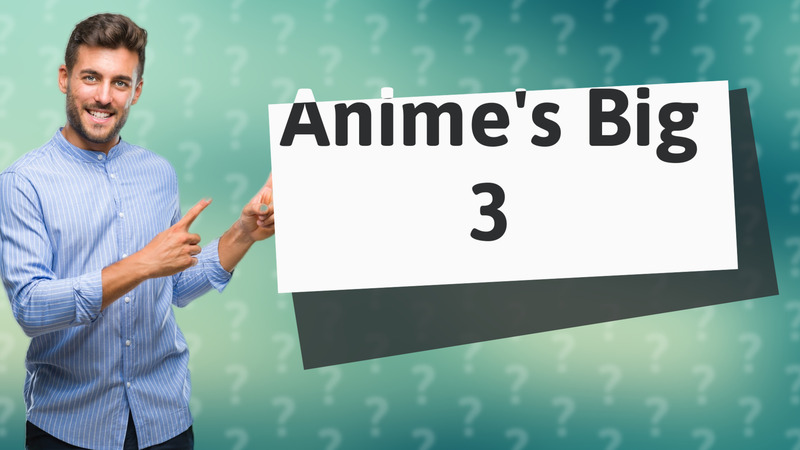 Anime's Big 3