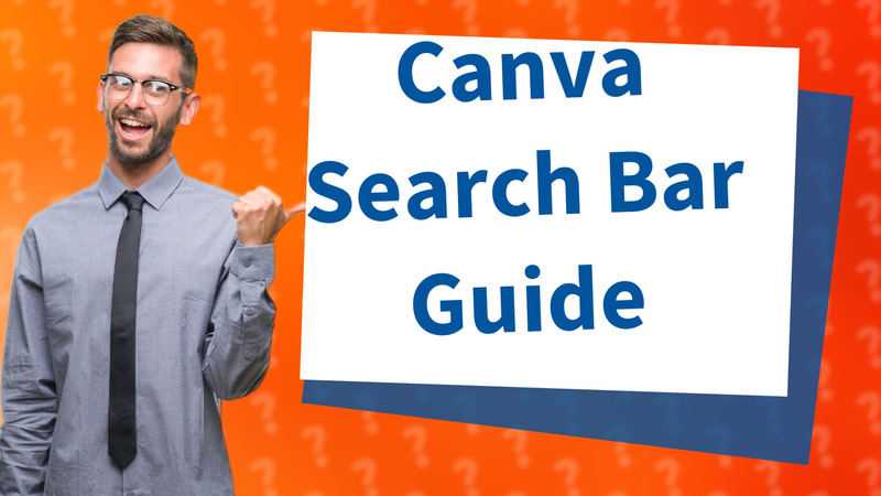 Canva Search Bar Guide