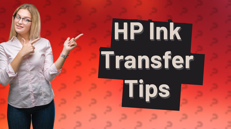 HP Ink Transfer Tips
