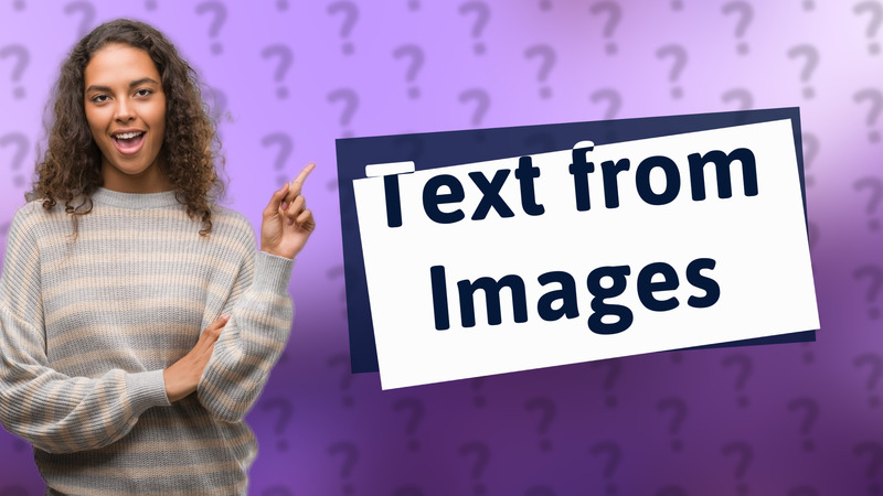Text from Images