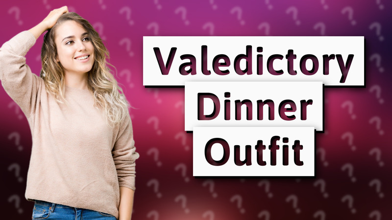 Valedictory Dinner Outfit