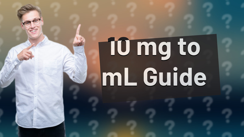 10 mg to mL Guide
