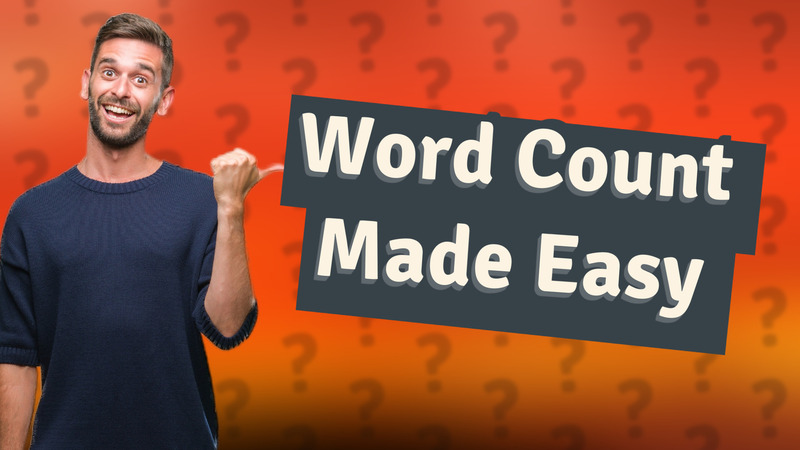 Word Count Made Easy