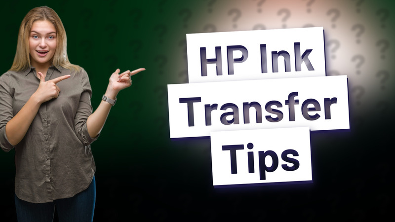 HP Ink Transfer Tips